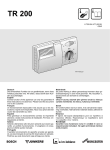 PDF – Junkers Termostato TR 200