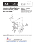 Istruzioni di Installazione, Funzionamento, Uso e Manutenzione