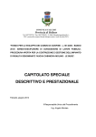 capitolato speciale descrittivo e prestazionale