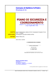 Piano di Sicurezza e Coordinamento