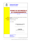 Piano Sicurezza e Coordinamento