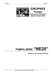 Manuale Pompa NE20