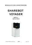 Manuale Sharebot Voyager versione beta (italiano)