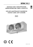 manuale uso e manutenzione aeroevaporatori