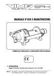 MANUALE D`USO E MANUTENZIONE