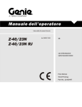 Manuale dell`operatore