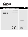 Manuale dell`operatore