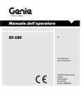 Manuale dell`operatore