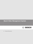 Bosch Video Management System