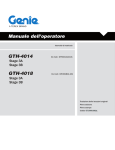 Manuale dell`operatore GTH-4014 GTH-4018