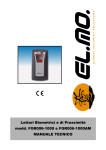 Lettori Biometrici e di Prossimità modd. FGR006