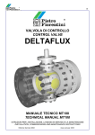 valvola di controllo control valve deltaflux manuale tecnico mt100