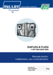 Manuale uso e manutenzione Duplex-S Flexi