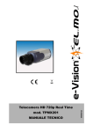 Telecamera HD 720p Real Time mod. TPMX201 MANUALE TECNICO
