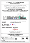 Relazione illustrativa e di calcolo – Specifiche