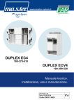 Manuale uso e manutenzione Duplex