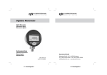 Digitales Manometer