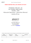 Manuale Operativo - Operative Manual Guida all`uso