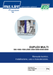 Manuale uso e manutenzione Duplex Multi