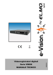 Videoregistratori digitali Serie VD800 MANUALE TECNICO