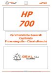(HP 700) da documentazione GEAL