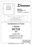 manuale tecnico combinatore tel. DCT22