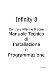 manuale definitivo INFINITY 8 + ce