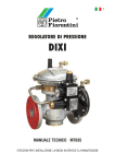 regolatore di pressione dixi manuale tecnico mt035