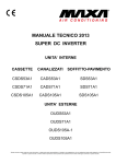 manuale tecnico 2013 super dc inverter unita` interne