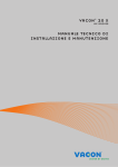 vacon 20 x manuale tecnico di installazione e manutenzione