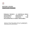 manuale tecnico - Ambiente in Liguria