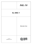 Manuale d`uso - XL DISC - v. 1. 0