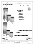 • InStAllAzIone • USo • MAnUtenzIone - Alto