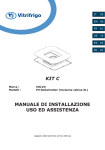 kit c manuale di installazione uso ed assistenza