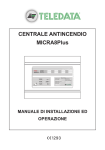 CENTRALE ANTINCENDIO MICRA8Plus