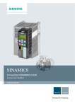 SINAMICS G120 Umrichter mit den Control Units CU250S