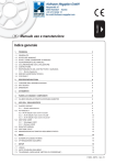 Indice generale Manuale uso e manutenzione