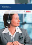 Bosch Integrus Specifiche tecniche