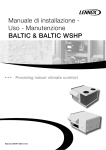 BALTIC & BALTIC WSHP Manuale di installazione - Uso