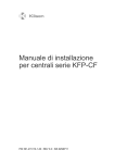 Manuale di installazione per centrali serie KFP-CF