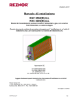Manuale di installazione RHC 8000(M) RJL RHC 8000(M) DJL