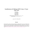 Installazione di Debian GNU/Linux 3.0 per Intel x86