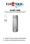 Manuale di installazione e uso Euro One HP