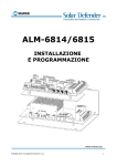 alm-6814/6815 installazione e programmazione