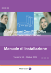 manuale di installazione alcatel omnipcx office