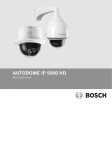 AUTODOME IP 5000 HD - Bosch Security Systems