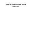 Guida all`installazione di Debian GNU/Linux
