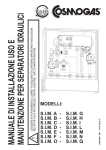 MANUALE DI INSTALLAZIONE USO E