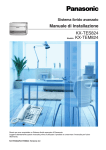 KX-TES824 Manuale di Installazione