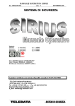 SISTEMA DI SICUREZZA SIRIUS